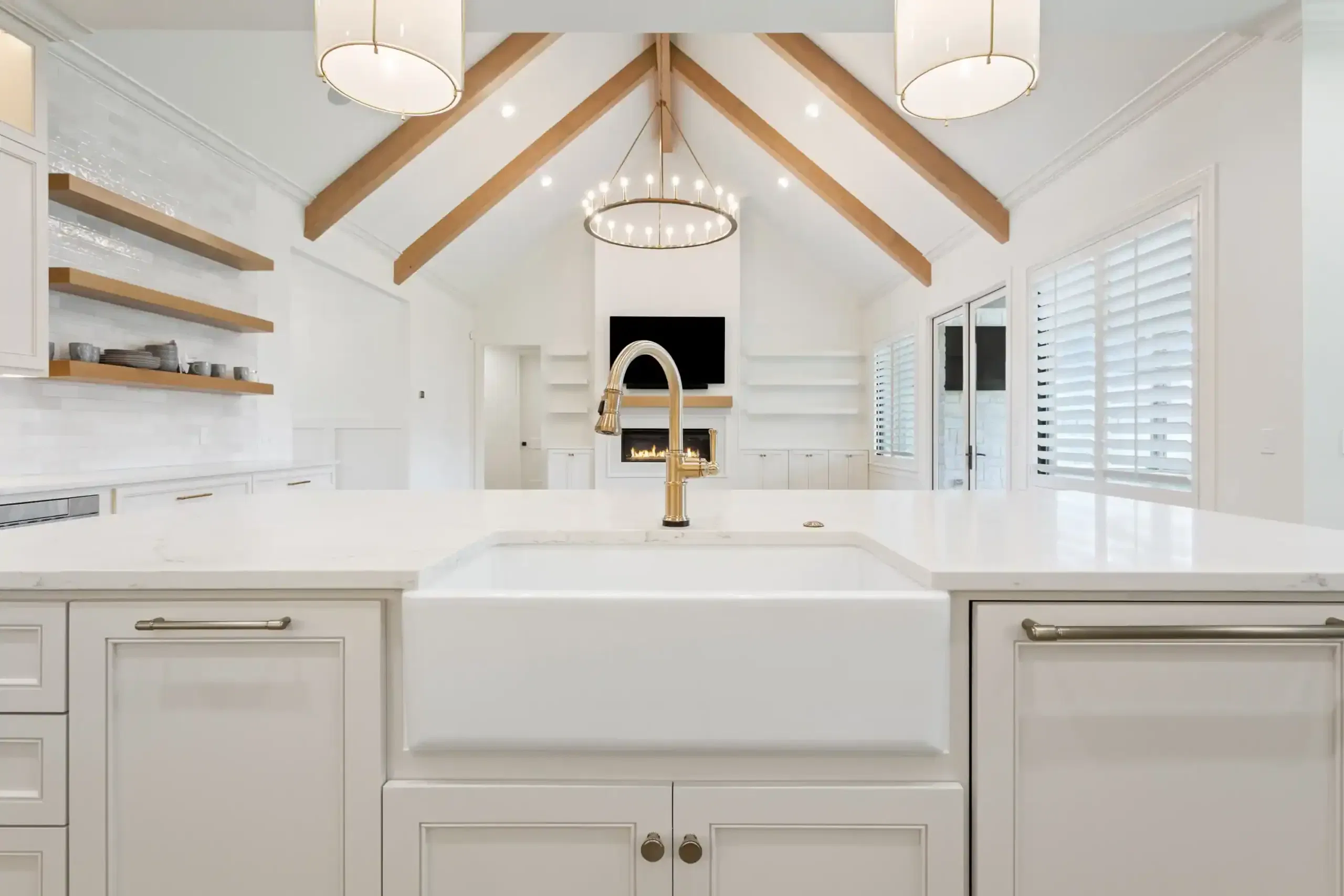 Keith Gunn Construction Waco, Texas - Kitchen and Living Area