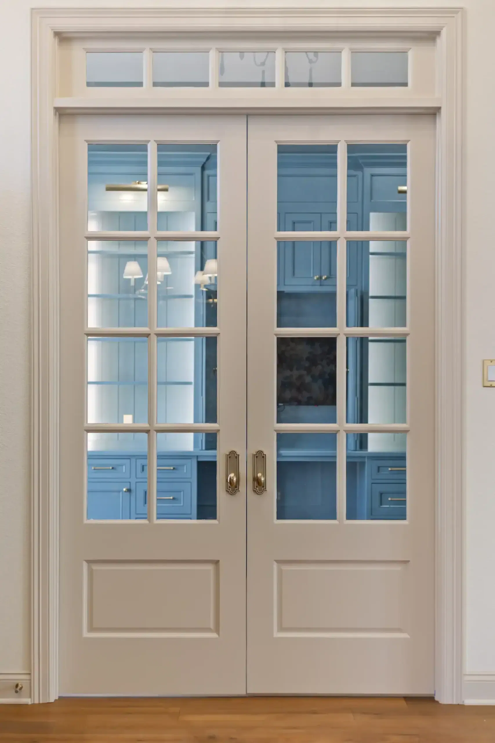 Keith Gunn Construction Waco, Texas Home builder - Double Door Room Entry