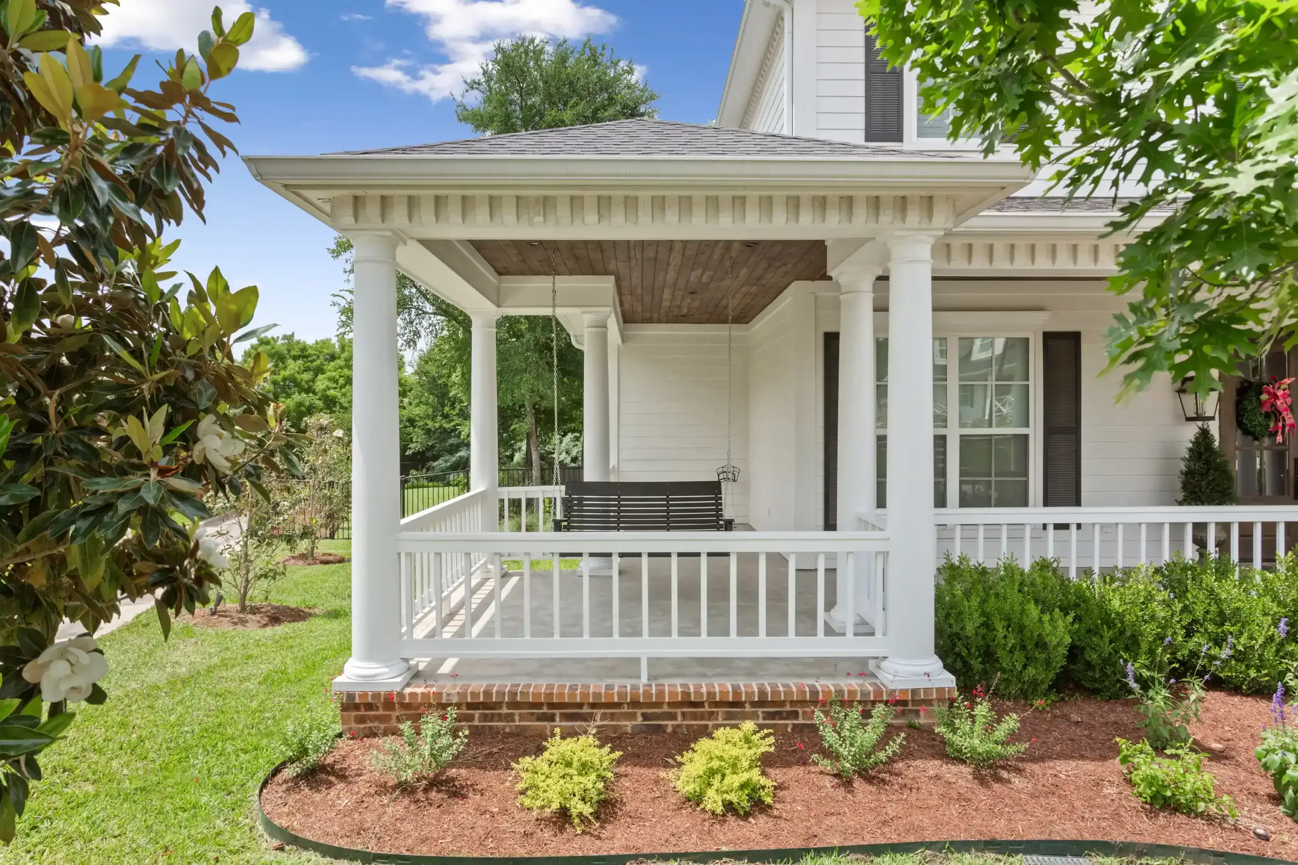 Keith Gunn Construction Waco, Texas Custom Home Builder Porch